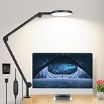 Woputne Desk Lamp with Clamp, Long 