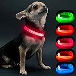 Visinite Light Up Dog Collars for S