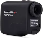 Founders Club Tour Tuned SL Pro Golf Laser Rangefinder with Slope Measurement - 400 Yard Range - Comes with Battery - Flag Pole Lock Function - Tournament Legal