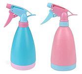 Nishaj Garden Spray Bottle For Gardening Water Spray Bottles, Refillable Sprayer, Durable Trigger Sprayer With Mist & Stream Modes, 500 Ml (Pack Of 2) - Plastic, Multicolour