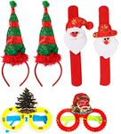 Zest 4 Toyz Christmas Gift,Christmas Accessories Combo for Kids 1 Pcs Santa Wrist Band, 1 Pcs Santa Goggle, 1 Pcs Santa Hairband Christmas Gifts for Christmas Celebration-X-MAS-10