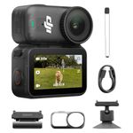 DJI Osmo Nano Standard Combo (64GB) - Small 4K/60fps Vlogging Camera with a 1/1.3″ Sensor, 143° Wide FOV Video, 200-Min Recording, Swift Content Transfer, Magnetic POV Cam 4K for Sports, Vlog