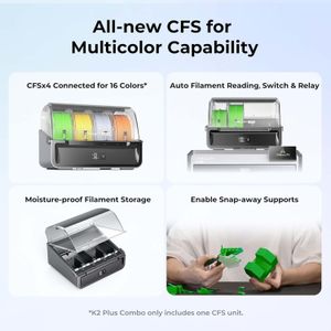 Creality K2 Plus 3D Printer – 16-Color Printing Capability