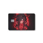 VAMP Anime Skin Sticker for Debit Card | Credit Card | ATM Card Front Side Skin Sticker (Full Rectangle Chip, Madara Uchiha)