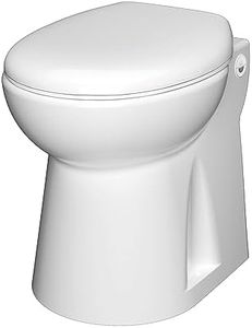 SFA SANIFLO - Sanicompact - 4C Dual-Flush Macerating Toilet - Space-Saving Half Bathroom Solution - Soft-close Toilet Seat Included - Certified CSA (IPC, NSPC) - Made In France