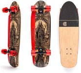 Goldcoast Reaper Cruiser Skateboard Complete – 28" Canadian Maple Cruiser Deck, Soft 60mm Wheels & Precision Bearings, Smooth Quiet Ride for Commuting & Cruising