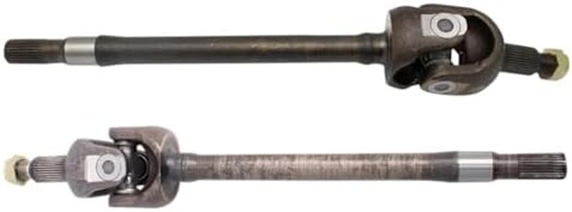 TRQ Front Driver & Passenger Side Axle Shaft Set for 07-18 Jeep Wrangler 18 Wrangler JK with Dana Spicer 30 Axle