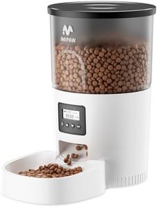 Distributeur Croquettes Chat Automatique - Distributeur Croquettes Chat avec Minuterie Programmable, 3L Distributeur Automatique pour Chats et Petits Chiens, 1-6 Repas par Jour