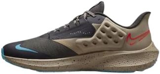 NIKE Men's Air Zoom Pegasus 39 Shield Sneaker, Medium ASH/Bright Crimson-Khaki, 11.5 UK