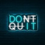 Do It Don't Quit Wall Neon Sign, Room Decoration, Inspirational Wall Art Neon Sign Office, Bar, Gym, Parties, Events, Birthday Gifts Cool Neon Sign 16.5x9 inches