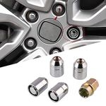 4Pcs M12x1.5 Wheel Nut Lug Alloy Steel Anti Theft Security Lock Tire Anti-Theft Screws for Car Modified Wheel Lock