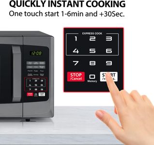 Toshiba 23L 800W Microwave Oven – Digital Display, Auto Defrost, Black