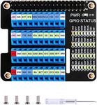 GeeekPi GPIO Screw Terminal Hat, GPIO Extension Board for Raspberry Pi 4B/3B+/3B/2B/B+/Zero(Zero W)