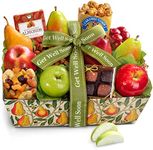 A Gift Inside Get Well Soon Orchard Delight Fruit and Gourmet Gift Basket