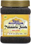 Rani Tukmaria (Natural Holy Basil Seeds) 1.38lbs (22oz) 624g Used for Falooda / Sabja Dessert, Spice & Ayurveda Herbal ~ Gluten Friendly | Non-GMO | Kosher | Vegan | Indian Origin