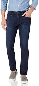 Buffalo David Bitton Men's Skinny Max Jeans, Sanded and Faded Indigo, 32W x 30L