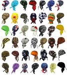 Doo Rags Head Wraps 12 Motorcycle Bandana Caps