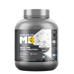 MuscleBlaze Biozyme Whey Protein, Blend Of Whey Isolate & Concentrate | 25 G Protein, 11.8 G Eaa & 5.5 G Bcaa Per Scoop (Rich Milk Chocolate, 2 Kg)