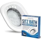 First Days Maternity Sitz Bath for Toilet Seat - Collapsible Portable Bidet for Postpartum Recovery, Pregnancy, Haemorrhoids Relief, Yoni Steam - Perineal Care and Post-Surgery Use