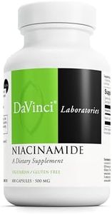 DaVinci Labs Niacinamide - Dietary Supplement with Vitamin B3 to Support Circulation and Healthy Skin* - With 500 mg Niacinamide per Serving - Gluten-Free - 100 Vegetarian Capsules