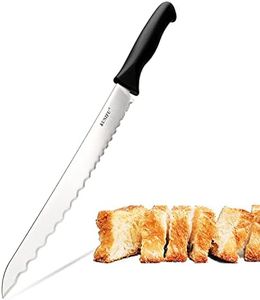 KUNIFU Stainless Steel Serrated Blades Bread Knife