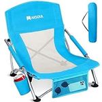 Folding Low Beach Chair for Adults: