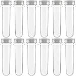 30 Pcs Plastic Test Tubes 45 ml Science Party Test Tubes for Scientific Experiments,Party Decoration,Candy,Bath Salt,Dice Display