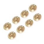 SAFWE® SPB-01 Speaker Spikes Foot - Feet Pads 25x6mm 8PCS (Materiel : Brass (Pure Brass) / Color : Golden)