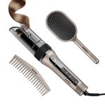 BaByliss Style Secret Air Auto Hair Curler & Waver – 25mm Curling Wand with Gentle Heat & Airflow, 48 Setting Combinations for Defined Curls, Beach Waves or Blowout Styles, Short or Long Hair C6686U