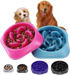 YINEYA 2Pcs Slow Feeder Dog Bowls L