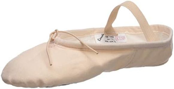 SANSHA Unisex 15C Star-Split Pink E Medium (US Sizes Children 11.5) Ballet Flat, M BR Little Kid