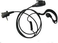 bestkong Two-Way Radio Earpiece Headset Mic for Yaesu Vertex Standard VX-230 VX-231 VX-298 VX-350 VX-351 VX-180 EVX-531 Walkie Talkie G-Shape Headphone Earhook