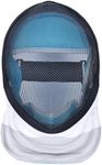 Fencing Mask - Foil Fencing Mask 350N - Foil Fencing Helmet with Removable Lining - CE Certified Fencing Protective Gear (Removable Lining, Large)