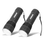 Energizer EVEREADY LED Torch (2-Pack), Adjustable Focus Tactical Flashlight, Water-Resistant for Camping, Outdoor, Pocket Torch