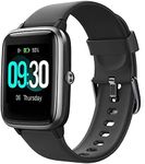 Smart Watch for Android/Samsung/iPhone, Activity Fitness Tracker with IP68 Waterproof for Men & Women, Smartwatch with 1.3" Full-Touch Color Screen, Heart Rate & Sleep Monitor, Black