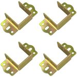 4 PCS Heavy Duty Bed Rail Metal Brackets Support Hinges