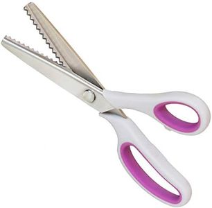 Soft Grip Right and Left Handed Pinking Shears, Pinking Shears for Fabric