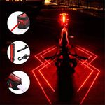 Plextone 3 Modes Spider Rear LED Taillight (2PCS) Night Run Backpack Camping Ideal for Any Road Bike Decoration. (Spider Ⅱ)