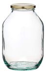 KitchenCraft Home Made Large Pickling Jar, Glass, 0.5 Gallon