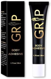 Grip Shapewear Body Adhesive Glue - Water Wash, Fabric-Safe Liquid Adhesive for Skin - Adhesives Bra Sweat Proof Glue, Stockings & Outfits - Fashion Fix for Women & Dancers - 20ml