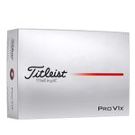 Titleist Pro V1x Golf Ball, Pack of 12, White