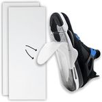 SneakerSoul Sole Protector (1 Pair) - 6" x 15" Clear Shoe Sole Protector for Sneakers - Fits Jordans, AF1, (Sizes up to US 14) - Durable, Non-Slip, Easy Application, Lasts 30+ Days, Non-Residue