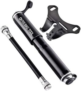 PRO BIKE TOOL Mini Bike Pump Fits Presta and Schrader - High Pressure PSI - Reliable, Compact & Light - Bicycle Tire Pump for Road, Mountain and BMX