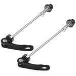 Dokpav 2 Pcs Bike Quick Release Skewers Front & Rear Wheel Hub for Road Mountain Bicycle(Black)