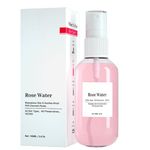 Rose Water Spray for Face Toner - Natural Rose Water Facial Toner - Natural Mist Facial Toner - Pore Minimizer Facial Toner, Hydrating Face Toner for Women, Rejuvenating and Soothing Skin Toner