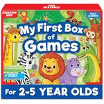 EINSTEIN BOX My First Box of Games Board Game for Kids 2-5 Years Old | Toys & Gifts for Boys & Girls Ages 2-5 Years| Kids Games | Birthday Gift for Kids Ages 2,3,4,5 Years | Learning & Education Toys|