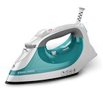 BLACK+DECKER Xpress Steam Iron, Smartsteam Technology, Aquamarine, IR05X