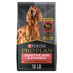 Pro Plan Dry Dog Food, Sensitive Skin & Stomach, Salmon & Rice, Brown, 7.26 kg (Pack of 1)