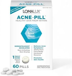 Loma Lux Acne Pill - All Natural Skin Clearing Minerals , Dermatologist Developed, Clears & Prevents All Types of Face & Body Acne Without The Harsh Chemicals of Topical Acne Treatments