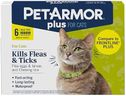 PetArmor Plus Flea and Tick Prevention for Cats over 1.5 lbs, Cat Flea and Tick Treatment, 6 Doses, Waterproof Topical, Fast Acting